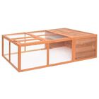 Vidaxl jaula de madera para animales pequeños, , large image number null