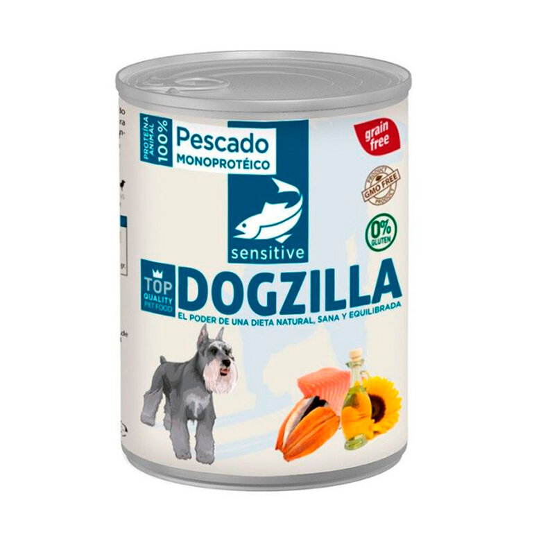 Dogzilla Pescado en paté lata para perros, , large image number null