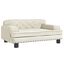vidaXL Cama para perros de terciopelo crema 70x45x30 cm, , large indicador imagen numero 1
