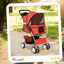 PawHut Carrito para Perros Rojo, , large indicador imagen numero 3