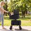 COSTWAY Carrito para Perros Plegable Doble 3 en 1, Cochecito para Perros con 2 Portadores Desmontables, Ruedas con Freno, Malla Transpirable, Portavasos, Carro para Mascotas hasta 15 kg, Negro, , large indicador imagen numero 2