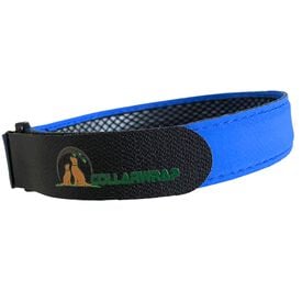 COLLARWRAP Funda Collar Antiparasitario Azul para perros