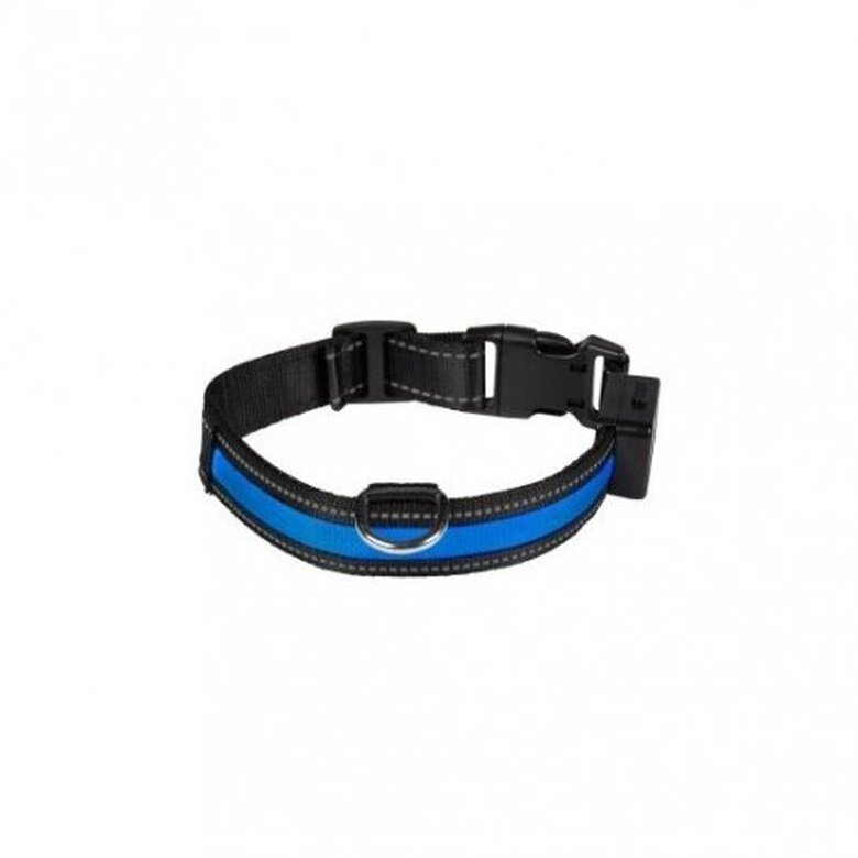 Collar luminoso con USB para perros color Azul, , large image number null