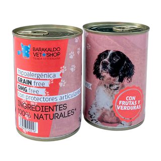 Barakaldo Vet Shop Comida Húmeda Hypoallergenic Grain Free Jabalí y Ciervo para Perros 