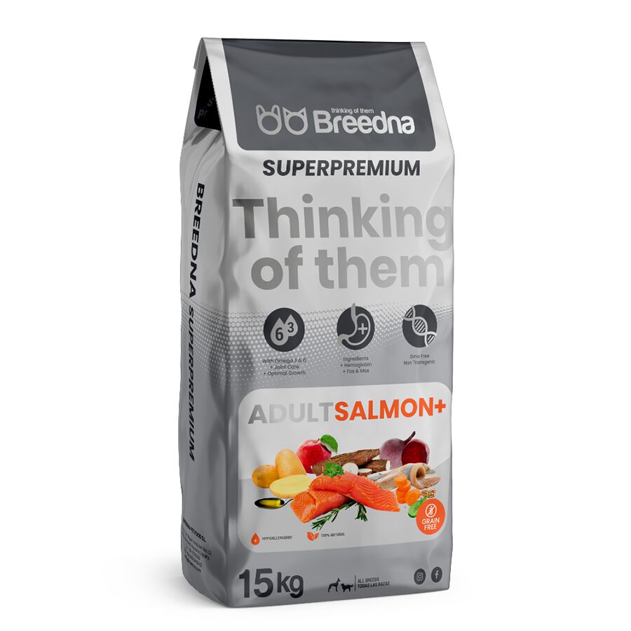 Breedna Grain Free Salmón pienso para perros