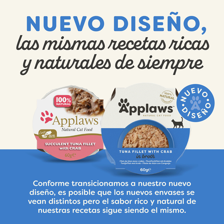 Applaws Atún y Cangrejo tarrina para gatos thumbnail