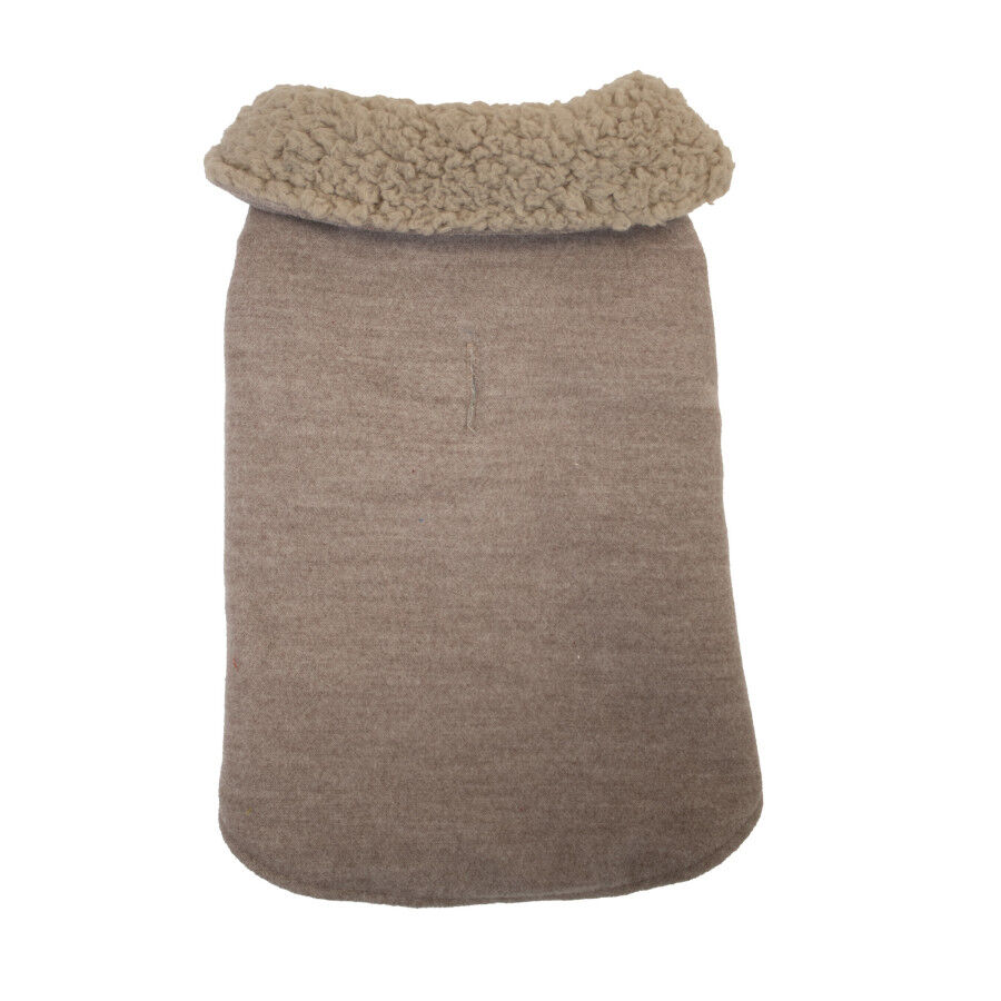 Outech Abrigo Marr&oacute;n Borreguillo para perros, , large Imagen numero 2