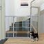 PawHut barrera de seguridad extensible para escaleras gris para perros, , large indicador imagen numero 2