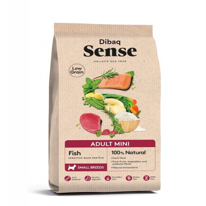Pienso Dibaq Sense Low Grain para perros mini sabor Salmón y Atún, , large image number null