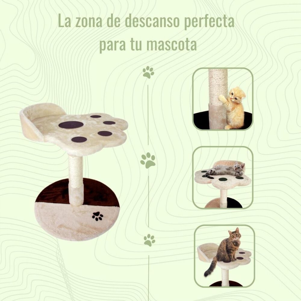 Mobiclinic Árbol Rascador Oliver Beige para Gatos thumbnail