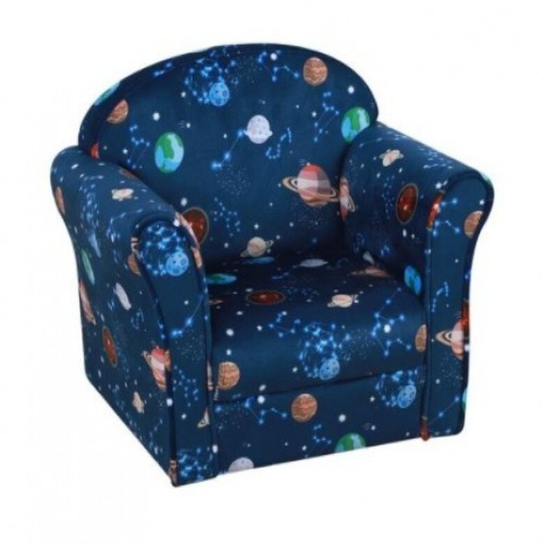 Mini sofá ergonómico Homcom para gatos color Azul, , large image number null