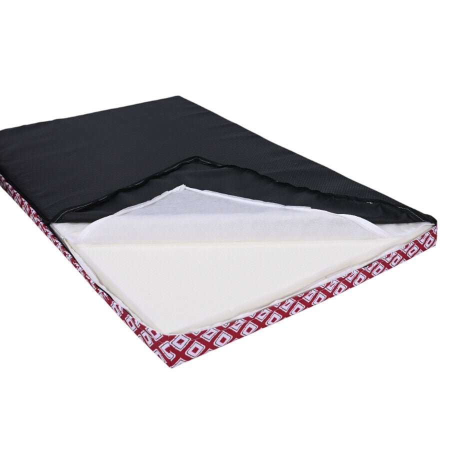 Leeby colchón impermeable rojo para perros thumbnail