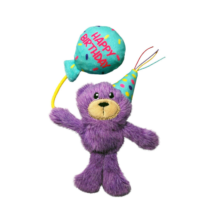 Kong Occasions Birthday Teddy Oso de peluche para gatos, , large Imagen numero 1