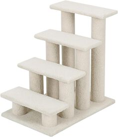 COSTWAY Rascador escalera color beige para Gatos
