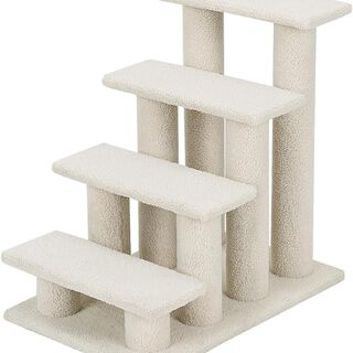 COSTWAY Rascador escalera color beige para Gatos