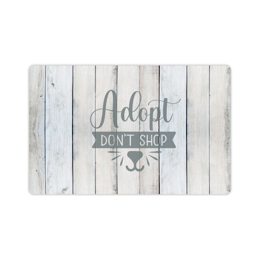 VINILIKO, alfombra de vinilo mascotas, Adopta, no compres 48x75 cm, , large Imagen numero 1