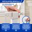 Mobiclinic Barrera escalera con puerta para mascotas A presión Cierre automático Regulable, , large indicador imagen numero 5