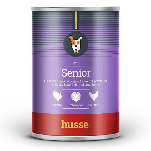 Paté  Husse Senior para perros mayores sabor Equinácea, Pavo y Pollo, , large image number null