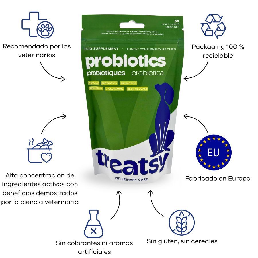 180 g Treatsy Snacks probi&oacute;ticos para perros, , large Imagen numero 3