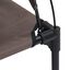 vidaXL Cama para Perros con Dosel Sofá Silla Tela Oxford y Acero Marrón, , large indicador imagen numero 5