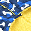 Nayeco Abrigo Acolchado Paws Print Azul para perros, , large indicador imagen numero 5