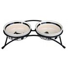 Set tazones Trixie Eat on Feet para perros color Blanco, , large image number null
