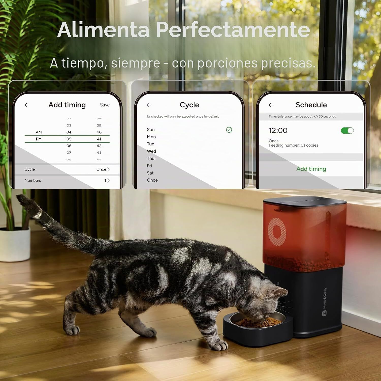 Molly&Cody Comedero Autom&aacute;tico con C&aacute;mara para Gatos y Perros de 6 L, , large Imagen numero 5