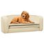 Vidaxl sof&aacute; plagable crema para perros, , large indicador imagen numero 4