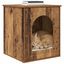vidaXL Casa para Gatos Madera vieja 53 x 52 x 62 cm, , large indicador imagen numero 3