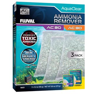 Fluval AquaClear carga elimina amoníaco para acuario