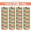 PACK 24 LATAS Pollo en salsa con Salmón 80gr., , large indicador imagen numero 1