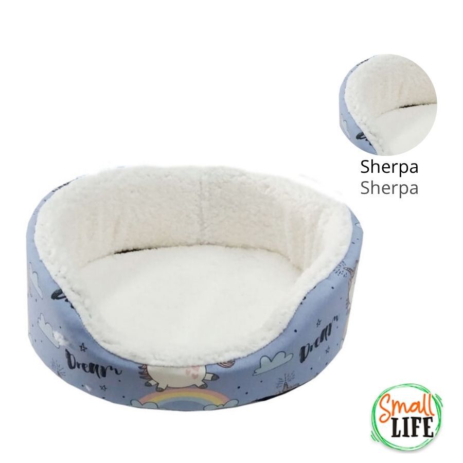 Small Life Cama con Estampado de Unicornio para peque&ntilde;o roedor, , large Imagen numero 3