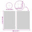 vidaXL Red transparente para gatos, 6x3 m, nailon, , large indicador imagen numero 16