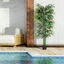 Outsunny Bambú Artificial 180 cm con Cañas Naturales Planta Artificial con Maceta Árbol Artificial Decoración para Hogar Salón Oficina Verde, , large indicador imagen numero 4