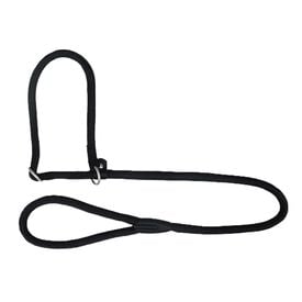 Freedog Correa Estrangulamiento Nailon Negro para Perros
