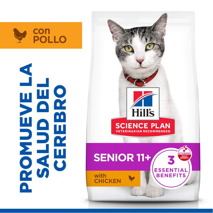 1.5 kg Hill's Science Plan Senior 11+ Pollo Pienso para gatos, , large Imagen numero 2