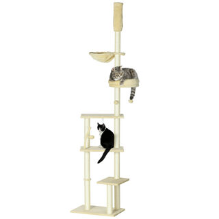 PawHut Árbol Beige para Gatos 