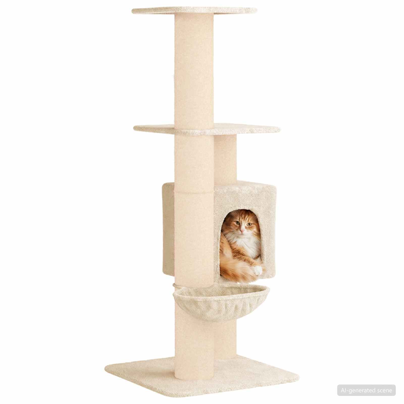 vidaXL &Aacute;rbol para gatos con postes de sisal &Aacute;rbol rascador Parque Condo, , large Imagen numero 3