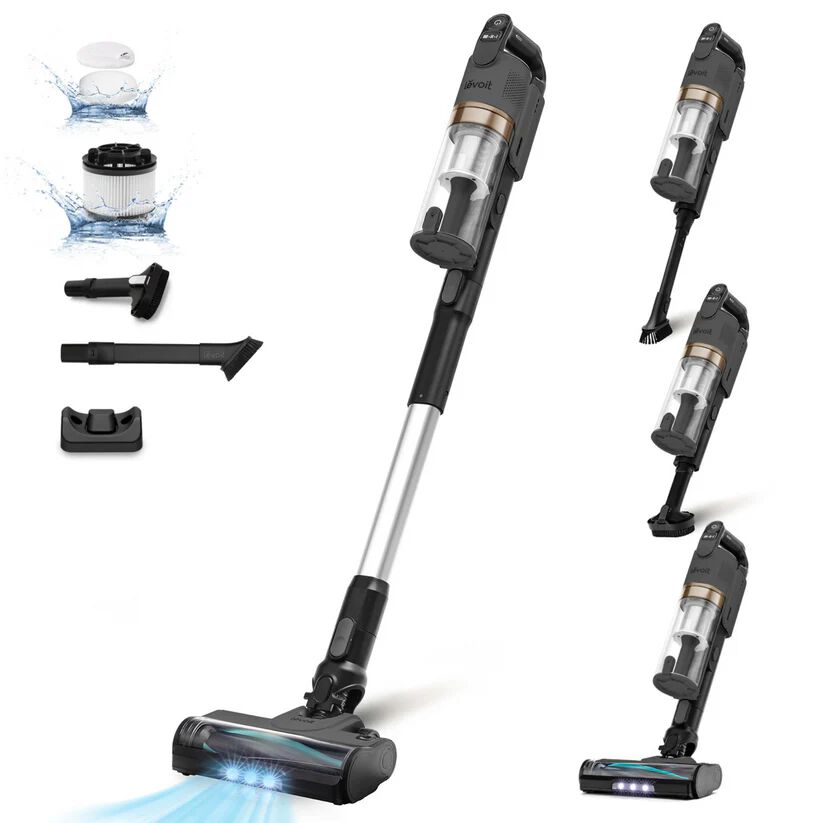LEVOIT Aspiradora inal&aacute;mbrica LVAC-200 con un cepillo anti-enredos, motor 180W y cabezal flexible de 180&deg;, , large Imagen numero 1