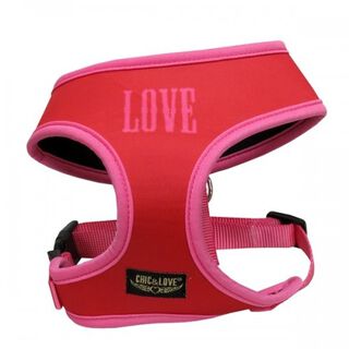 Arnés neopreno Love para perros color Rosa, Arnés neopreno Love para perros color Rosa