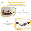 COSTWAY Escalera para Gatos Cama de Madera para Gatos Montada a la Pared Centro Actividad de Interior para Gatos, , large indicador imagen numero 5