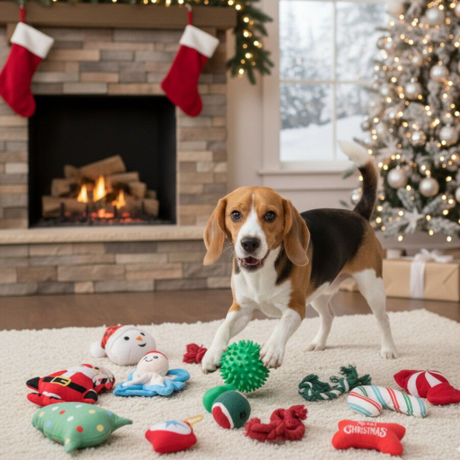 Wonder Christmas Caja Sorpresa Juguetes Navide&ntilde;os para perros, , large Imagen numero 3