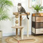 PawHut Árbol para Gatos Marrón, , large indicador imagen numero 2