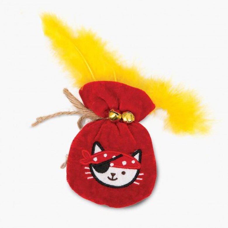 Bolsa de oro Catit Play Piratas para gatos color Rojo, , large image number null