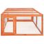 Vidaxl conejera exterior de madera para animales pequeños, , large indicador imagen numero 4