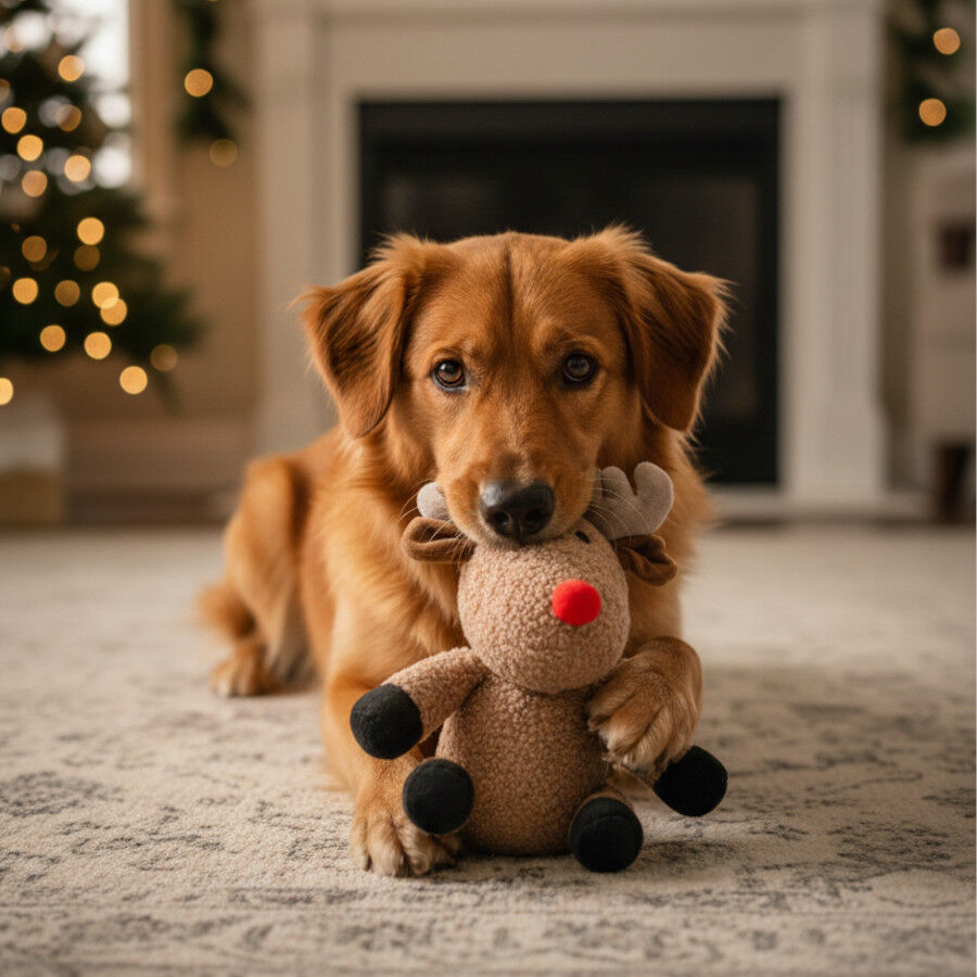 Wonder Christmas Peluche Reno Navide&ntilde;o para perros, , large Imagen numero 3