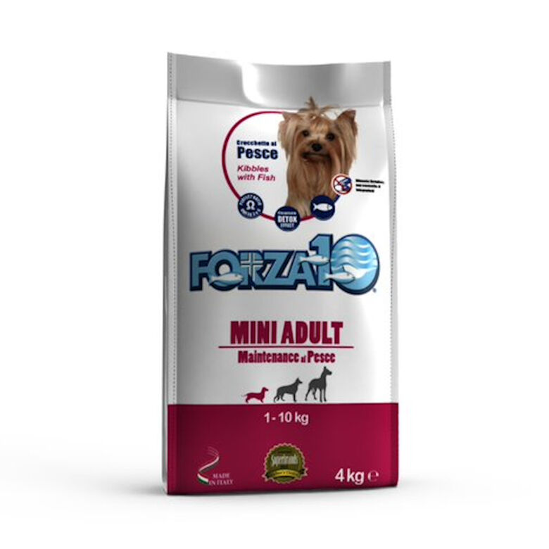 Forza 10 Mini Mantenimiento Pescado pienso para perros