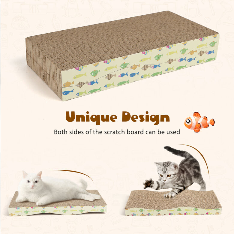 Nobleza Rascador con Hierba Gatera Alfombrillas de Cartón para gatos thumbnail