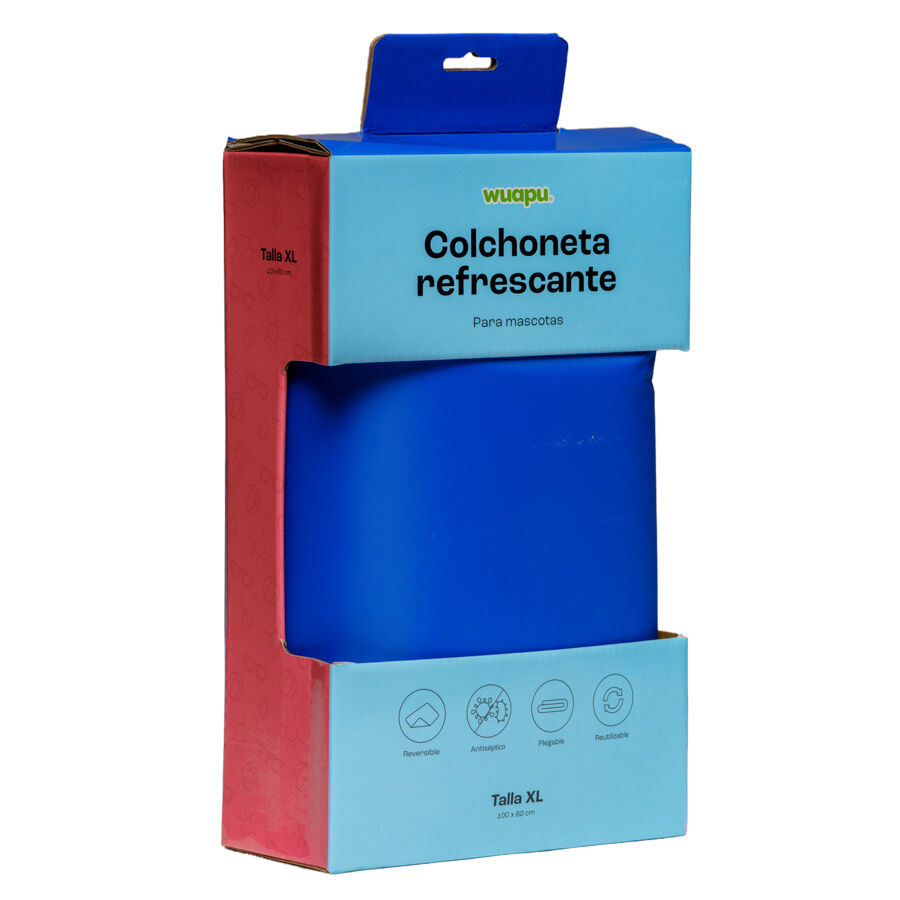 Wuapu Gel Refresh Azul Colchón refrescante para perros thumbnail
