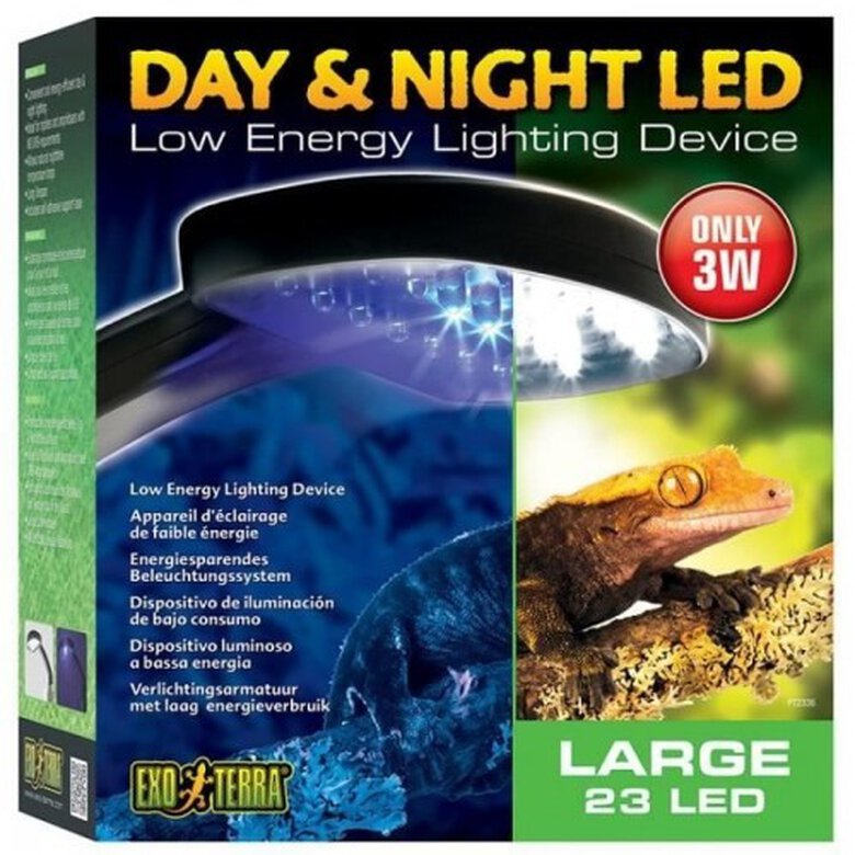 Exo Terra Galería de Flash LED Noche y Día 24 para reptiles, , large image number null